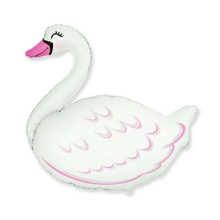 Palloncino in Foil 14" Mini Shape Cigno Bianco "Swan" Cigno Reale "Swan"