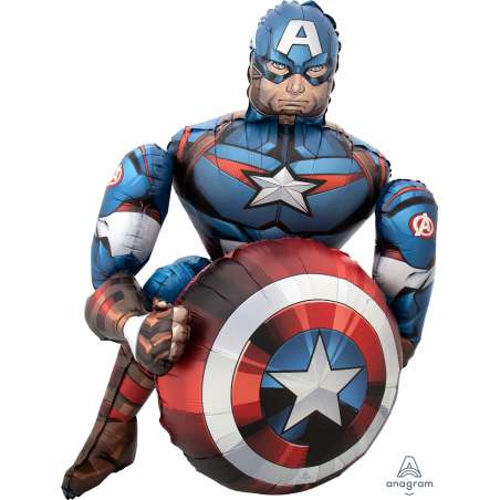 Palloncino in Foil 39" Air Walker Capitan America "Avengers" Avengers