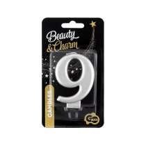Candelina 8cm Argento Metallizzato N.9 Argento Metallizzato 8cm