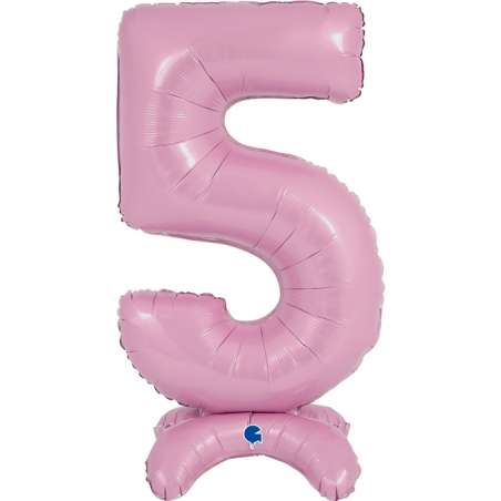Palloncino in Foil 25" Standups Numero 5 Rosa "Pink" Numeri Standups 25" Rosa "Pink"