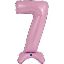 Palloncino in Foil 25" Standups Numero 7 Rosa "Pink" Numeri Standups 25" Rosa "Pink"