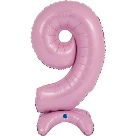 Palloncino in Foil 25" Standups Numero 9 Rosa "Pink" Numeri Standups 25" Rosa "Pink"