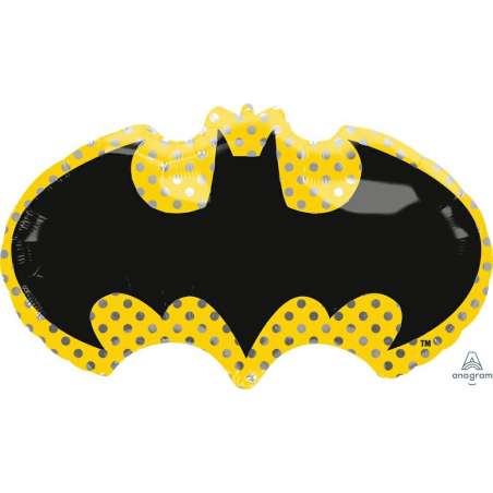 Palloncino in Foil 30" Super Shape Emblema Batman "Justice League" Batman
