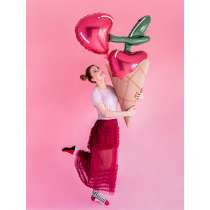 Palloncino in Foil 35" Super Shape Ciliegie "Cherry" Festa Tema Frutta