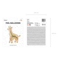 Palloncino in Foil 40" Super Shape Giraffa "Giraffe" Animali (Giungla e Bosco)