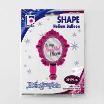 Palloncino in Foil 39" Super Shape Specchio "Beautiful Mom Mirror" Giornate Speciali Grabo