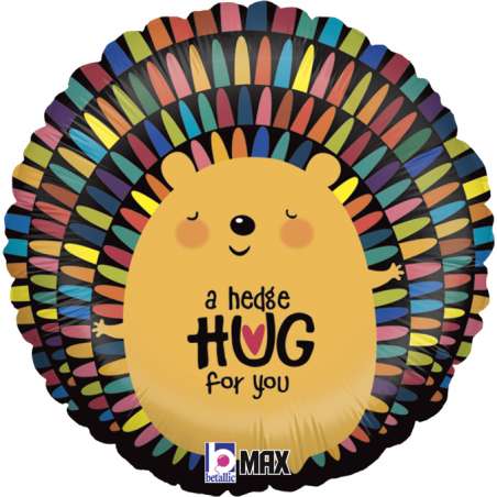 Palloncino in Foil 18" Porcospino "A Hedge Hug For You" Generici Grabo