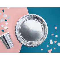 Bicchiere di Carta 220ml Argento Metallizzato 6pz Argento