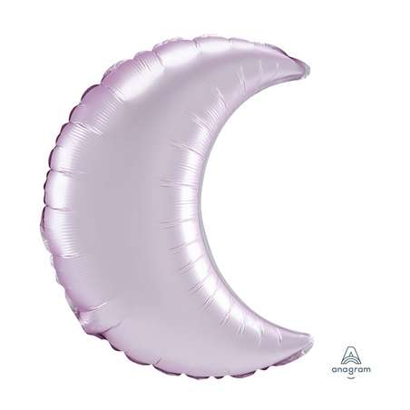 Palloncino in Foil 26" Super Shape Luna Rosa Satinato 3pz Lune