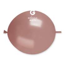 Palloncino in Lattice 13” GLM13 Rose Gold Metallizzato "Rose Gold 071" 100pz Gemar Metallic Link 13" GLM13