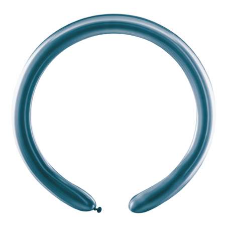 Palloncino in Lattice 2" Modellabile DB4 Blu "Latex Shiny Blue" 50pz Gemar Shiny "Modellabili"