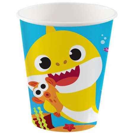 Bicchiere di Carta 250ml Baby Squalo "Baby Shark" 8pz Baby Shark