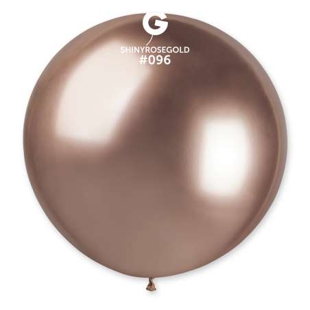 Palloncino in Lattice 31" GB30 Rose Gold "Shiny Rose Gold 096" Gemar Shiny "Round"