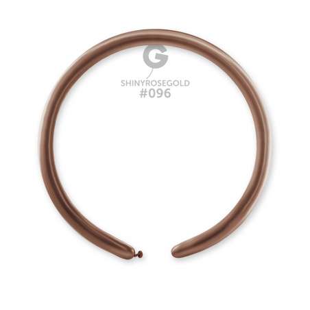 Palloncino in Lattice 1" Modellabile DB2 "Shiny Rose Gold 096" 50pz Gemar Shiny "Modellabili"