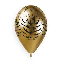 Palloncino in Lattice 13" GBS120 Shiny Assortito con Stampa Safari 25pz Gemar "Theme & Patterns"