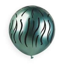 Palloncino in Lattice 19" GBS150 Shiny Assortito con Stampa Safari 25pz Gemar "Theme & Patterns"