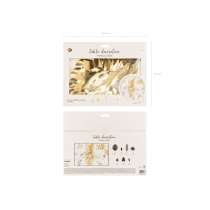 Decorazione Foglie Tropicali Oro "Tropical Leaves" 21pz Pappagallo "Parrot"