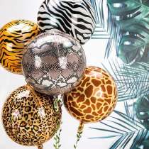 Palloncino in Foil 16" Orbz Coccodrillo "Alligator Print" Animal Print "Safari"