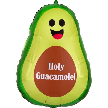 Palloncino in Foil 27" Super Shape Avocado "Holy Guacamole" Frutta