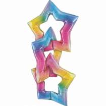 Palloncino in Foil 48" Stella Arcobaleno "Linky Star Opal Rainbow" Stelle 48" Linky Star