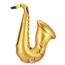 Palloncino in Foil 37" Super Shape Sax "Music" Generici Grabo