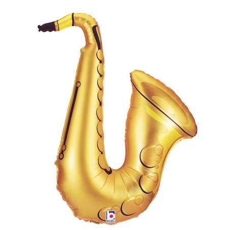 Palloncino in Foil 37" Super Shape Sax "Music" Generici Grabo