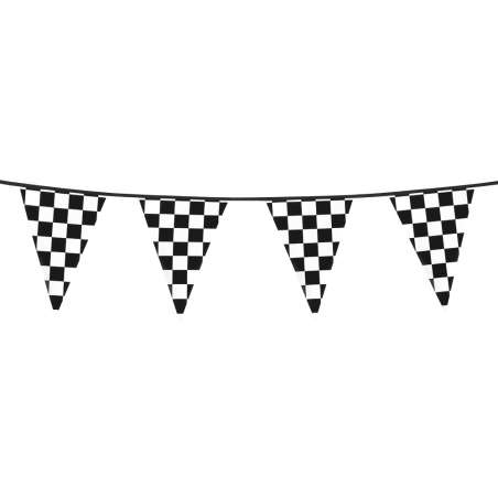 Festone Bandierina Grand Prix "Racing" 6mt Bandierine