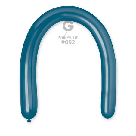 Palloncino in Lattice 3" Modellabile DB6 Blu "Shiny Blue 092" 50pz Gemar Shiny "Modellabili"