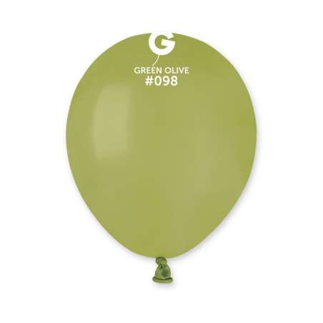 Palloncino in Lattice 5" A50 Verde Giungla "Jungle Green 098" 100pz Gemar Standard 5" A50