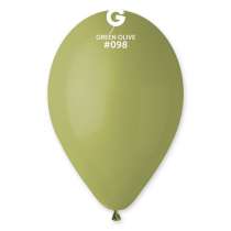 Palloncino in Lattice 10" G90 Verde Giungla "Jungle Green 098" 100pz Gemar Standard 10" G90