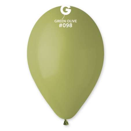 Palloncino in Lattice 12" G110 Verde Giungla "Jungle Green 098" 100pz Gemar Standard 12" G110