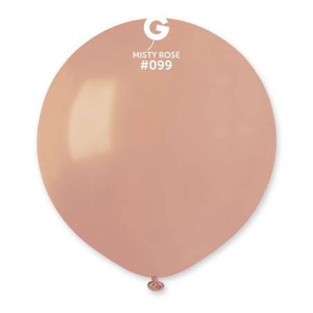Palloncino in Lattice 19" G150 Rosa Brumoso "Misty Rose 099" 50pz Gemar Standard 19" G150
