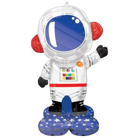 Palloncino in Foil 57" AirLoonz Astronauta "Astronaut" Standups ad Aria "No Elio"