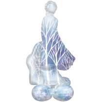 Palloncino in Foil 54" AirLoonz Elsa "Frozen II" Standups ad Aria "No Elio"