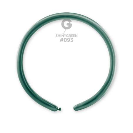 Palloncino in Lattice 1" Modellabile DB2 Verde "Shiny Green 093" 50pz Gemar Shiny "Modellabili"