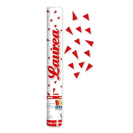 Cannon Sparacoriandoli Laurea "Red" 40cm Sparacoriandoli Eventi