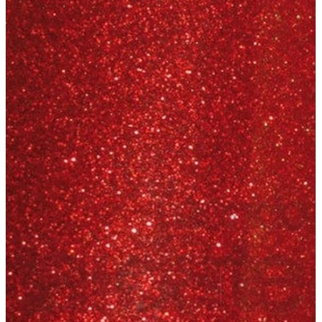 Tovaglia in TNT Effetto Tessuto Rosso Glitter 2.40mt Tovaglia in TNT