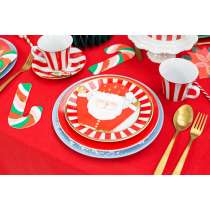 Tovagliolino di Carta 8x15cm Candy Cane "Christmas" 20pz Lecca Lecca