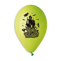 Palloncino in Lattice 13" GS120 Assortito con Scritta "Happy Halloween" 50pz Gemar "Halloween"