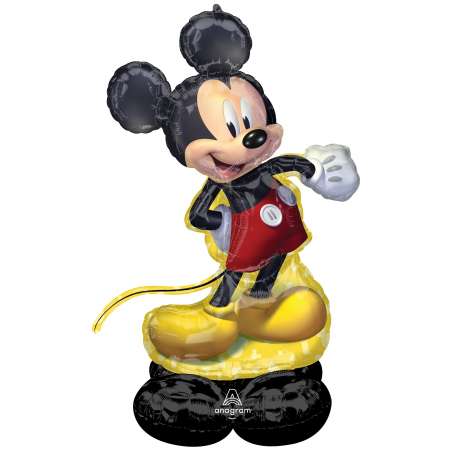 Palloncino in Foil 52" AirLoonz Mickey Mouse "Forever" Standups ad Aria "No Elio"