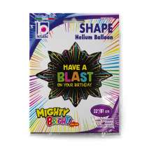 Palloncino in Foil 32" Super Shape Esplosivo "Birthday Blast" Happy Birthday Grabo