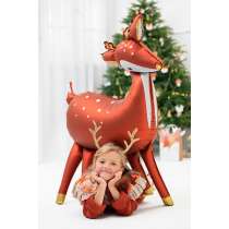 Palloncino in Foil 42" Super Shape Renna "Deer" Natale