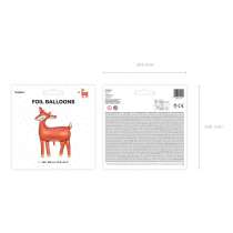 Palloncino in Foil 42" Super Shape Renna "Deer" Natale