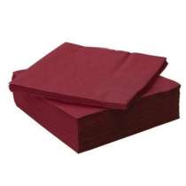 Tovagliolo di Carta 33x33cm Bordeaux 50pz Bordeaux "Burgundy"