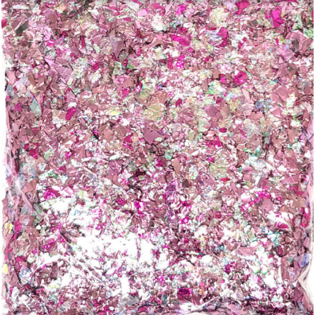 Polvere di Coriandoli Foil Mix Rosa Metallizzato 50gr Polvere di Coriandoli Foil