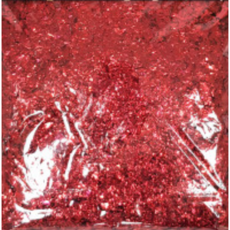 Polvere di Coriandoli Foil Rosso Metallizzato 50gr Polvere di Coriandoli Foil