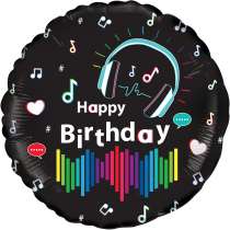 Palloncino in Foil 18" Happy Birthday Musicale Palloncini in Foil Oaktree