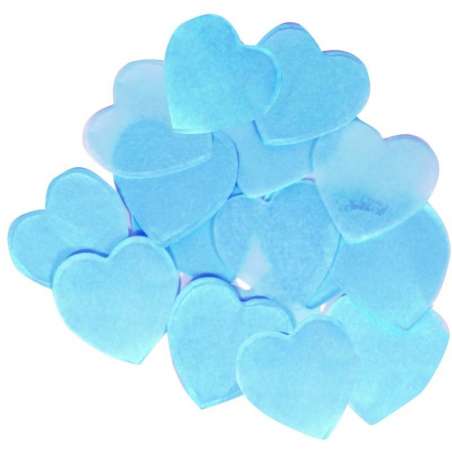 Confetti in Carta Velina Cuori Celesti 100gr Coordinati Tavola Oaktree