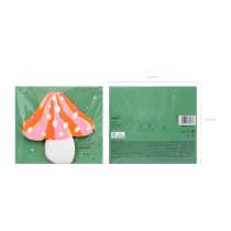 Tovagliolino di Carta 26x27cm Sagomato Fungo "Mushroom" 20pz Festa Tema Autunno