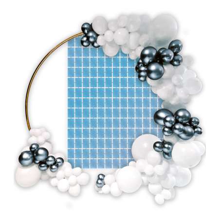 Backdrop in Foil Celeste Pastello "Pastel Light Blue" 1mt x H.2mt Backdrop